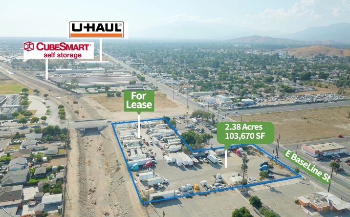 Pictures of Industrial, Land, Special Purpose property located at 1605 E Baseline St, San Bernardino, CA 92410 for lease - image #1