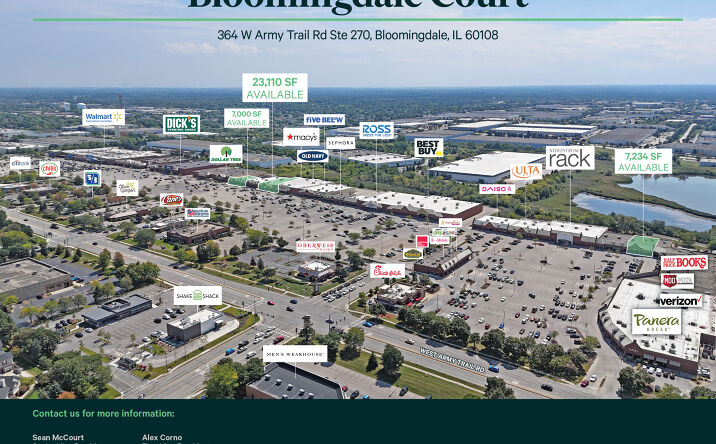 Pictures of Retail property located at 342 W Army Trail Rd, Bloomingdale, IL 60108 for lease - image #1
