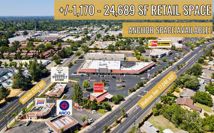 Pictures of Retail property located at 9415 Madison Ave, Orangevale, CA 95662 for lease - image #1