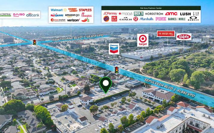 Pictures of Retail, Office, Restaurant property located at 3304 - 3314 Sepulveda Blvd, Torrance, CA 90505 for lease - image #1