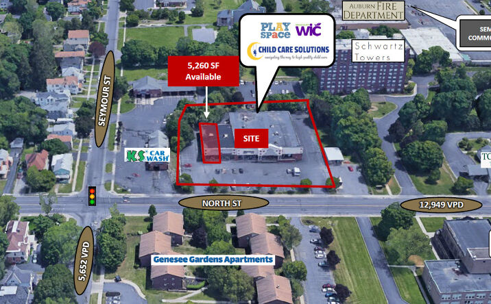 Pictures of Retail, Office property located at 102 North St, Auburn, NY 13021 for lease - image #1