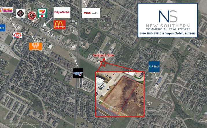 Pictures of Retail, Land, Restaurant property located at 6826 Saratoga Blvd, Corpus Christi, TX 78414 for lease - image #1