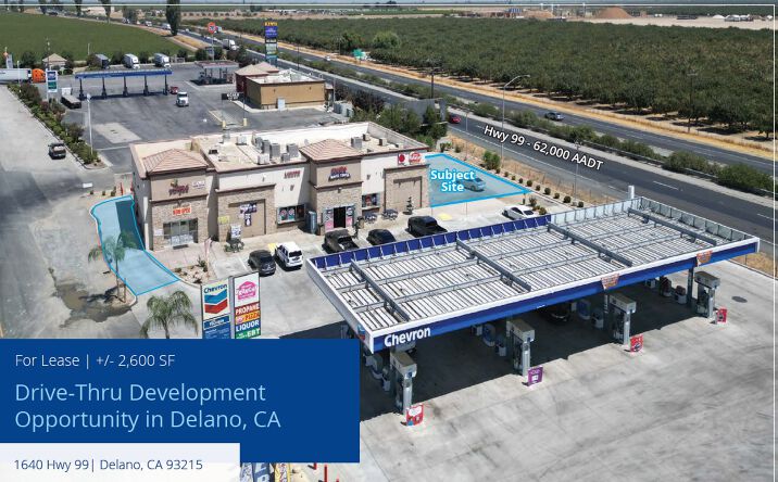 Pictures of Retail property located at 1640 CA-99, Delano, CA 93215 for lease - image #1