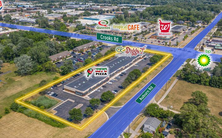 Pictures of Retail, Office property located at 2010-2118 Auburn Road, Rochester Hills, MI 48309 for lease - image #1