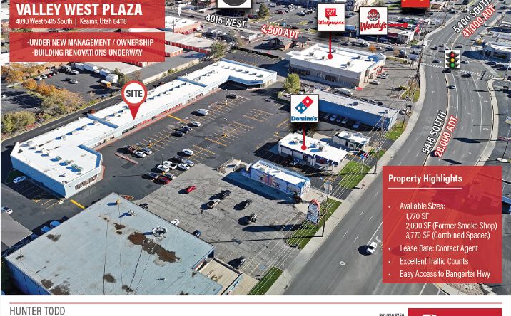 Pictures of Retail property located at 4090 W 5415 S, Kearns, UT 84118 for lease - image #1