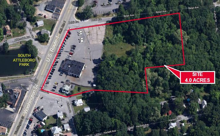Pictures of Retail, Land property located at 800 Washington St, Attleboro, MA 02703 for lease - image #1