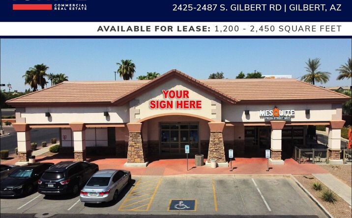 Pictures of Retail property located at 2425-2487 S. Gilbert Rd, Gilbert, AZ 85295 for lease - image #1