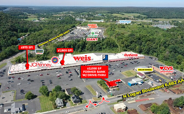 Pictures of Retail property located at 224 N Logan Blvd, Burnham, PA 17009 for lease - image #1