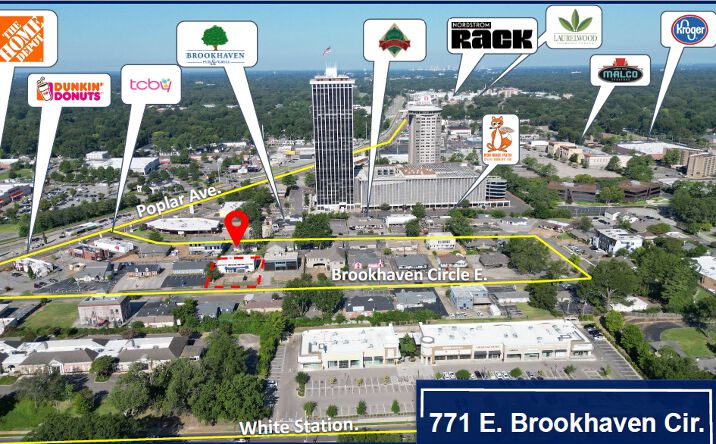 Pictures of Retail, Office, Special Purpose property located at 771 E Brookhaven Cir, Memphis, TN 38117 for lease - image #1