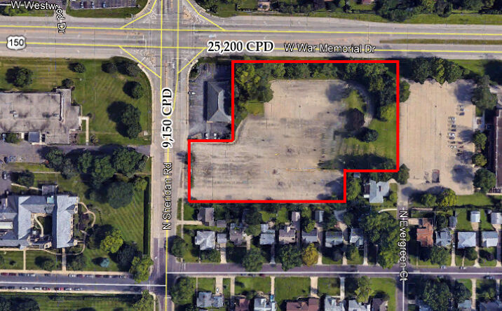 Pictures of Land property located at 3616 N Sheridan Rd, Peoria, IL 61604 for lease - image #1