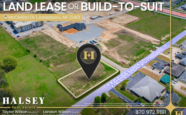 Pictures of Land property located at McClellan Dr, Jonesboro, AR 72401 for lease - image #1