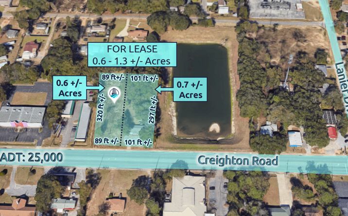 Pictures of Land property located at 1616 Creighton Rd, Pensacola, FL 32504 for lease - image #1