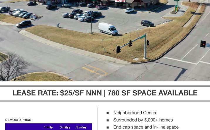Pictures of Retail property located at 801-815 NE Lakewood Boulevard, Lee's Summit, MO 64064 for lease - image #1