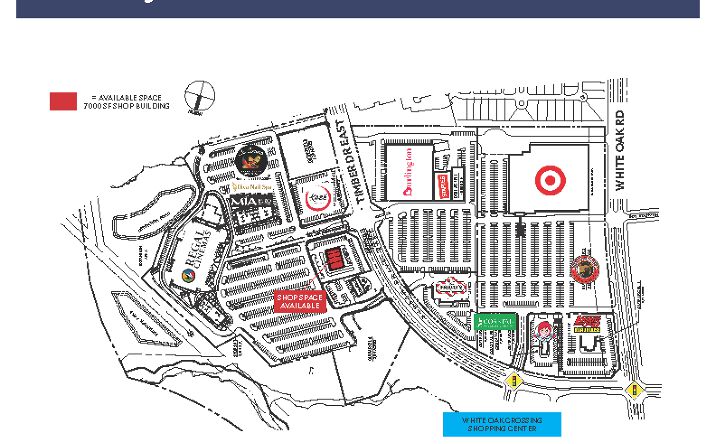 Pictures of Retail, Restaurant property located at 1185 Timber Drive East, Garner, NC 27529 for lease - image #1