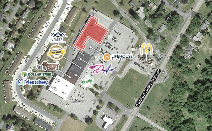 Pictures of Retail property located at 2695 Philadelphia Ave, Chambersburg, PA 17201 for lease - image #1