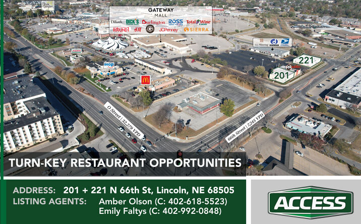 Pictures of Office, Restaurant, Special Purpose property located at 201 N 66th St, Lincoln, NE 68505 for lease - image #1