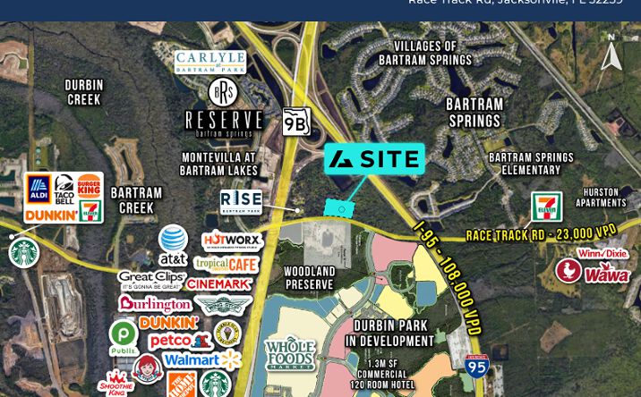 Pictures of Retail, Restaurant property located at Race Track Rd, Jacksonville, FL 32259 for lease - image #1