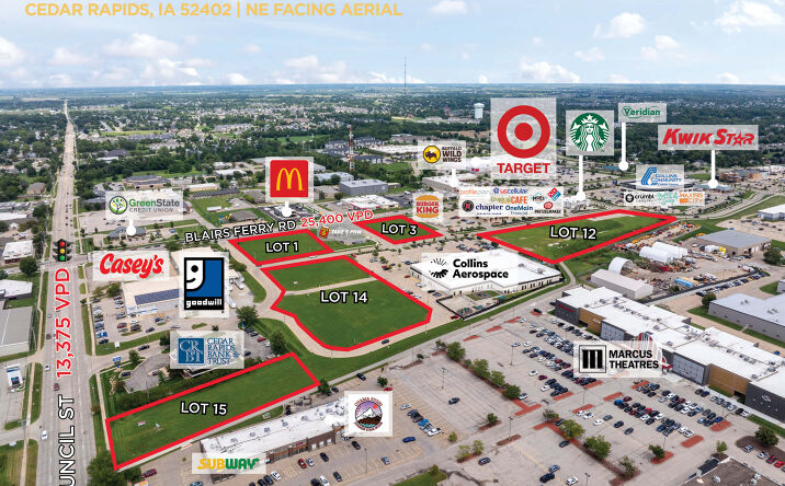 Pictures of Land property located at Skylee Dr NE, Cedar Rapids, IA 52402 for lease - image #1