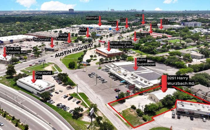 Pictures of Retail, Office property located at 3251 Harry Wurzbach Rd, San Antonio, TX 78209 for lease - image #1