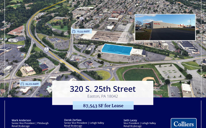 Pictures of Retail property located at 320 S 25th St, Easton, PA 18042 for lease - image #1