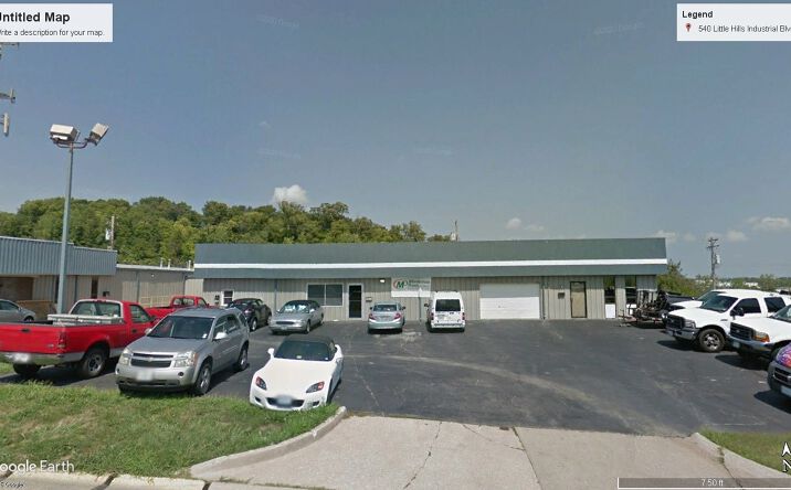 Pictures of Retail, Industrial property located at 540 B Little Hills Industrial Blvd, St Charles, MO 63301 for lease - image #1