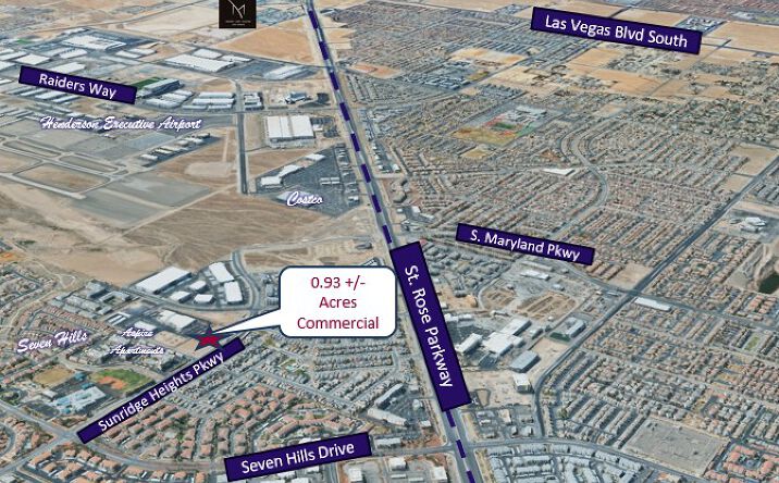 Pictures of Land property located at Sunridge Heights Pkwy, Henderson, NV 89052 for lease - image #1