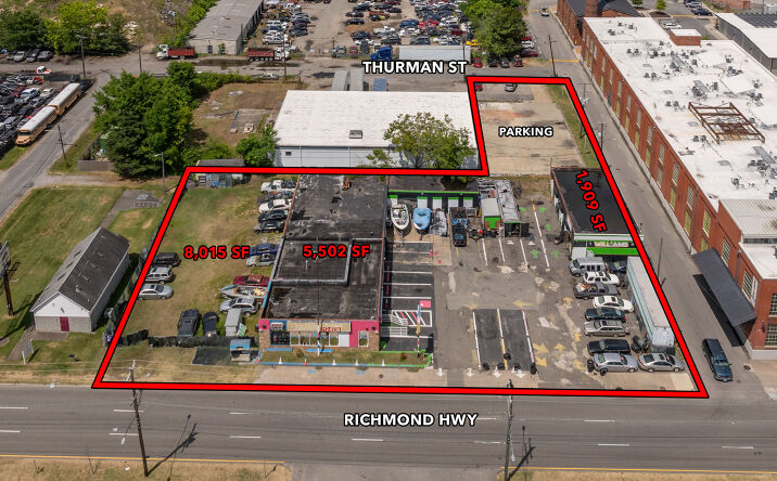 Pictures of Retail property located at 812-816 Richmond Hwy, Richmond, VA 23224 for lease - image #1