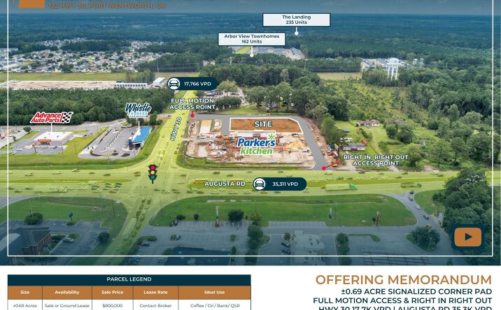 Pictures of Land property located at 132 GA-30, Port Wentworth, GA 31407 for lease - image #1