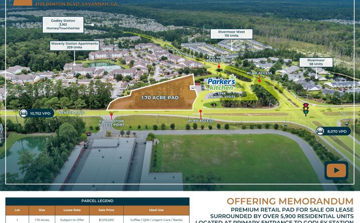 Pictures of Land property located at 2175 Benton Blvd, Savannah, GA 31407 for lease - image #1