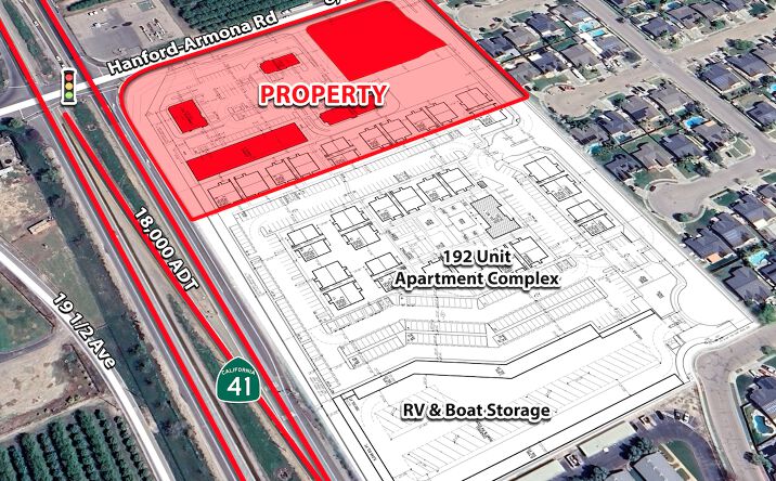 Pictures of Retail, Office, Restaurant property located at 19242 W Hanford Armona Rd, Lemoore, CA 93245 for lease - image #1