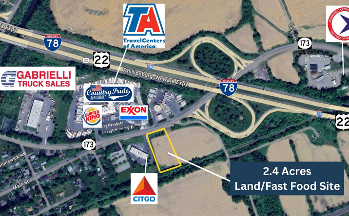 Pictures of Land property located at 978 NJ-173, Bloomsbury, NJ 08804 for lease - image #1