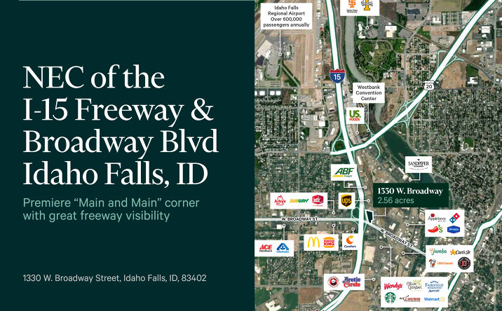 Pictures of Retail, Land property located at 1330 W Broadway St, Idaho Falls, ID 83402 for lease - image #1