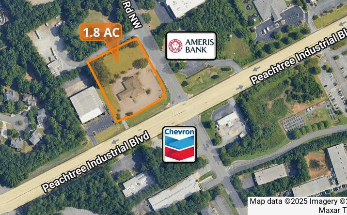 Pictures of Retail property located at 4601 Peachtree Industrial Blvd, Norcross, GA 30092 for lease - image #1