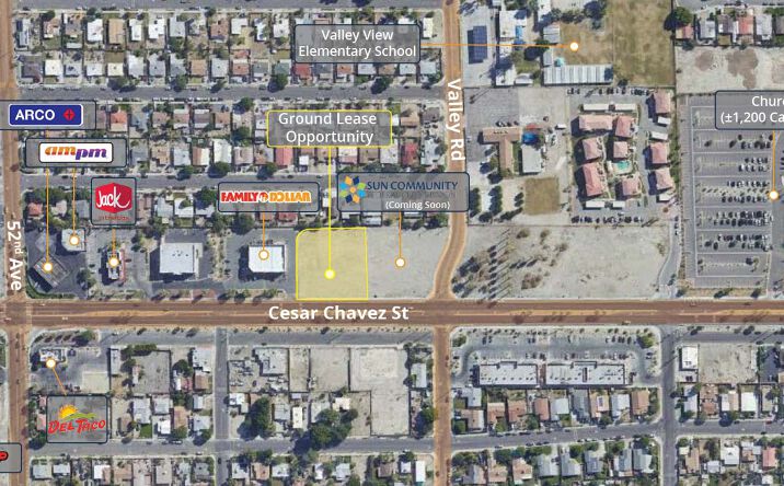 Pictures of Retail property located at 52282 Cesar Chavez St, Coachella, CA 92236 for lease - image #1