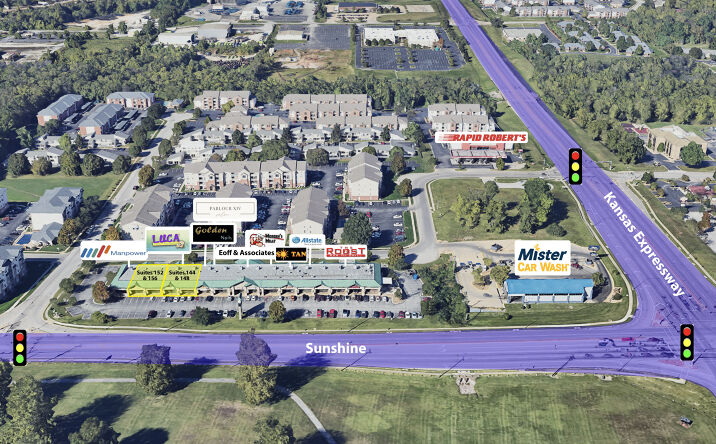 Pictures of Retail, Office, Restaurant property located at 2025 W Sunshine St, Springfield, MO 65807 for lease - image #1