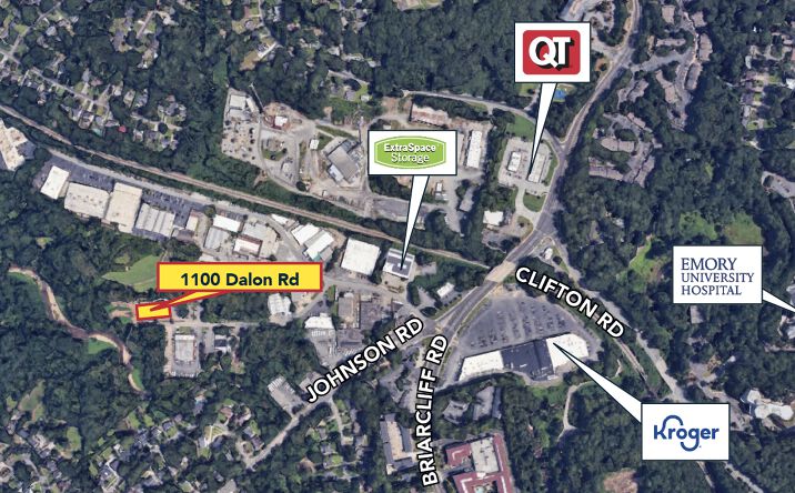 Pictures of Land property located at 1100 Dalon Rd NE, Atlanta, GA 30306 for lease - image #1