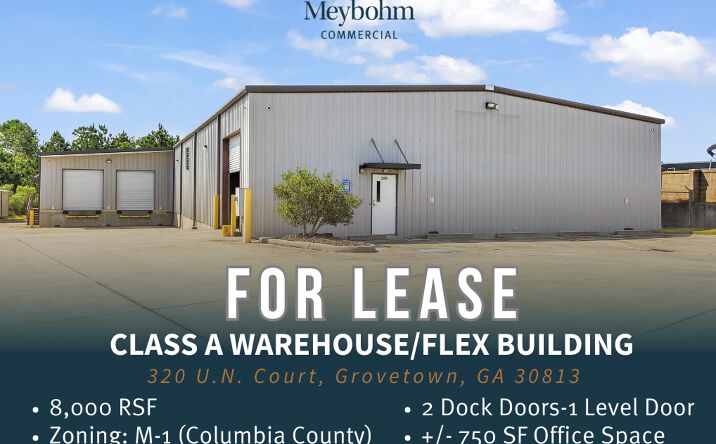 Pictures of Industrial property located at 320 UN Court, Grovetown, GA 30813 for lease - image #1