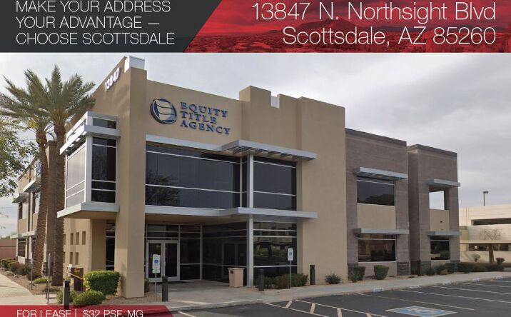 Pictures of Office property located at 13847 N Northsight Blvd, Scottsdale, AZ 85260 for lease - image #1