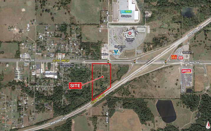 Pictures of Retail, Land property located at SWQ Hwy 64 & Interstate 40, Roland, OK 74954 for lease - image #1