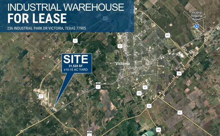 Pictures of Industrial property located at 236 Industrial Park Dr, Victoria, TX 77905 for lease - image #1