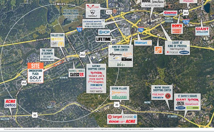 Pictures of Retail property located at 400 Swedesford Rd, Berwyn, PA 19312 for lease - image #1