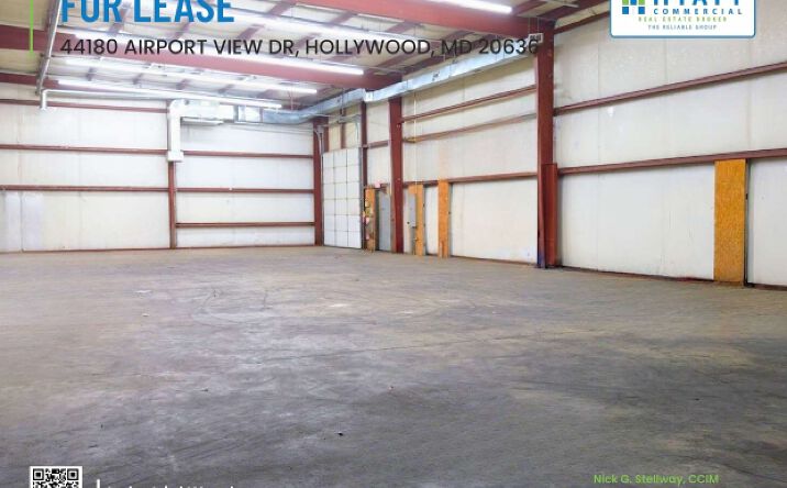 Pictures of Office, Industrial property located at 44180 Airport View Dr, Hollywood, MD 20636 for lease - image #1