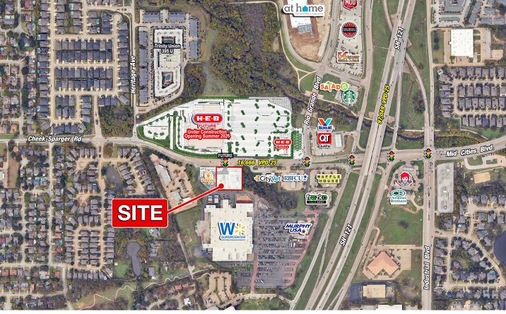 Pictures of Retail property located at SEQ Cheek-Sparger & Heritage Ave, Bedford, TX 76201 for lease - image #1