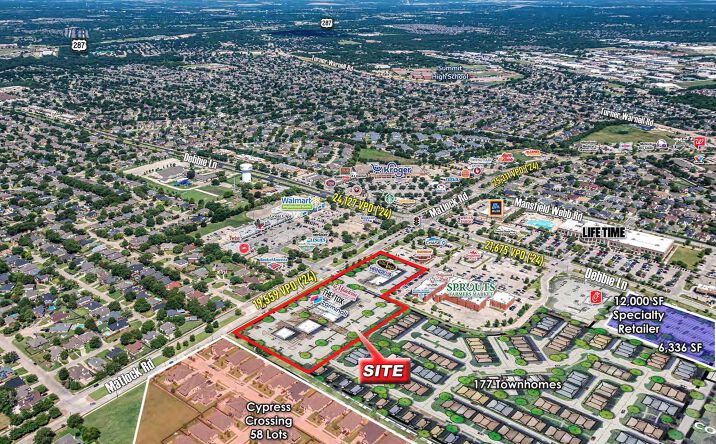 Pictures of Retail property located at SEQ E Debbie Ln & Matlock Rd, Mansfield, TX 76063 for lease - image #1