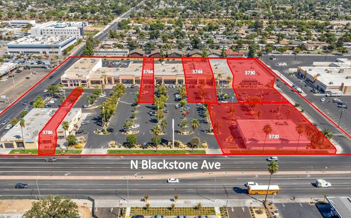 Pictures of Retail, Office, Restaurant property located at 3720 N Blackstone Ave, Fresno, CA 93726 for lease - image #1