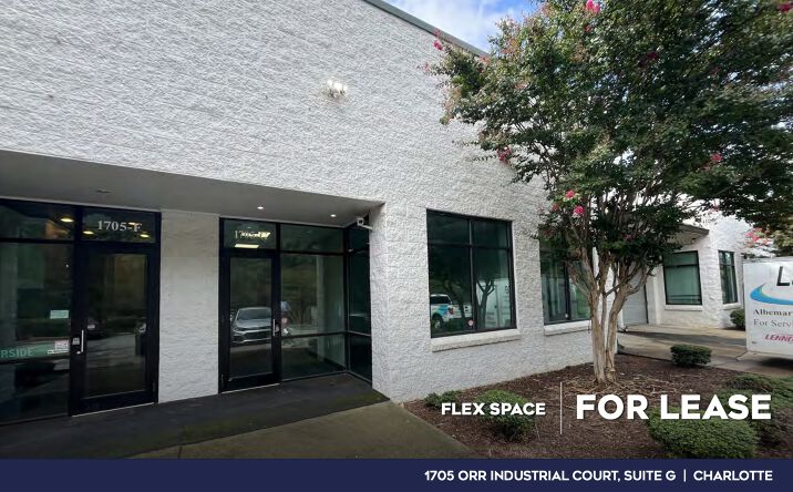 Pictures of Industrial property located at 1705 Orr Industrial Ct, Suite G, Charlotte, NC 28213 for lease - image #1