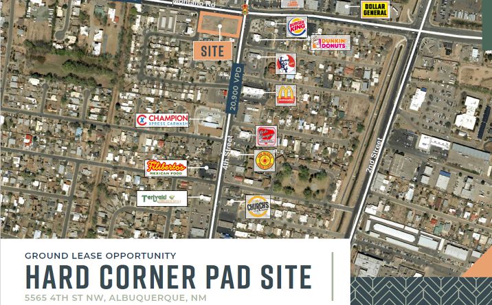 Pictures of Land property located at 5565 4th St NW, Albuquerque, NM 87107 for lease - image #1