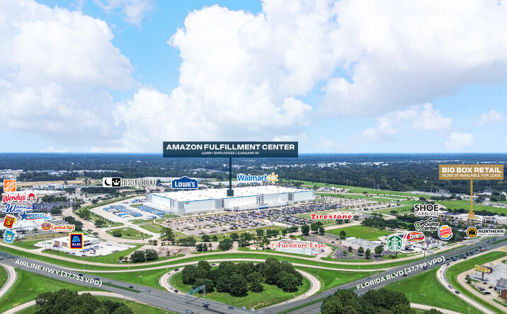 Pictures of Retail property located at 9001 Florida Blvd, Baton Rouge, LA 70815 for lease - image #1