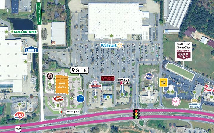 Pictures of Retail, Land property located at 5301 US-280, Birmingham, AL 35242 for lease - image #1