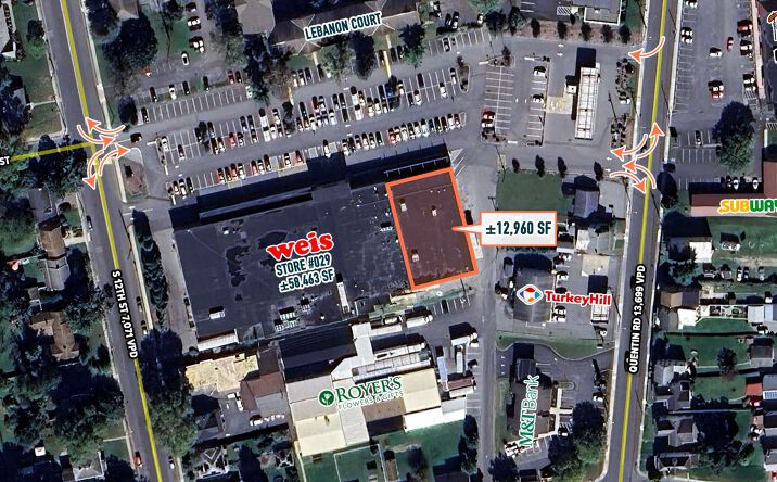 Pictures of Retail property located at 800 S 12th St, Lebanon, PA 17042 for lease - image #1